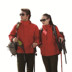 Áo Khoác ngoài trời Nam Giới và phụ nữ Ba-trong-một cộng với nhung dày không thấm nước windproof áo khoác màu đen thể thao trung niên màu đỏ áo thun gym Quần áo ngoài trời