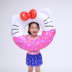 Dày dành cho người lớn nam và nữ vòng bơi thêm lớn phao cứu sinh bé áo phao nổi vòng inflatable trẻ em nách vòng kính bơi phoenix Bơi lội