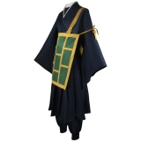 Магическая битва (Jujutsu Kaisen), черный синий комплект, одежда, костюм, косплей
