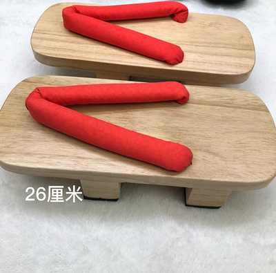 taobao agent [Hundred imitation live anime] High -quality two -toothed wooden barbaria red band Palos COS shoes bumpy world