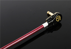 Кабель для гитары ghost fire5n单晶铜单块线扁头镀金降噪屏蔽效果器线手工单块线