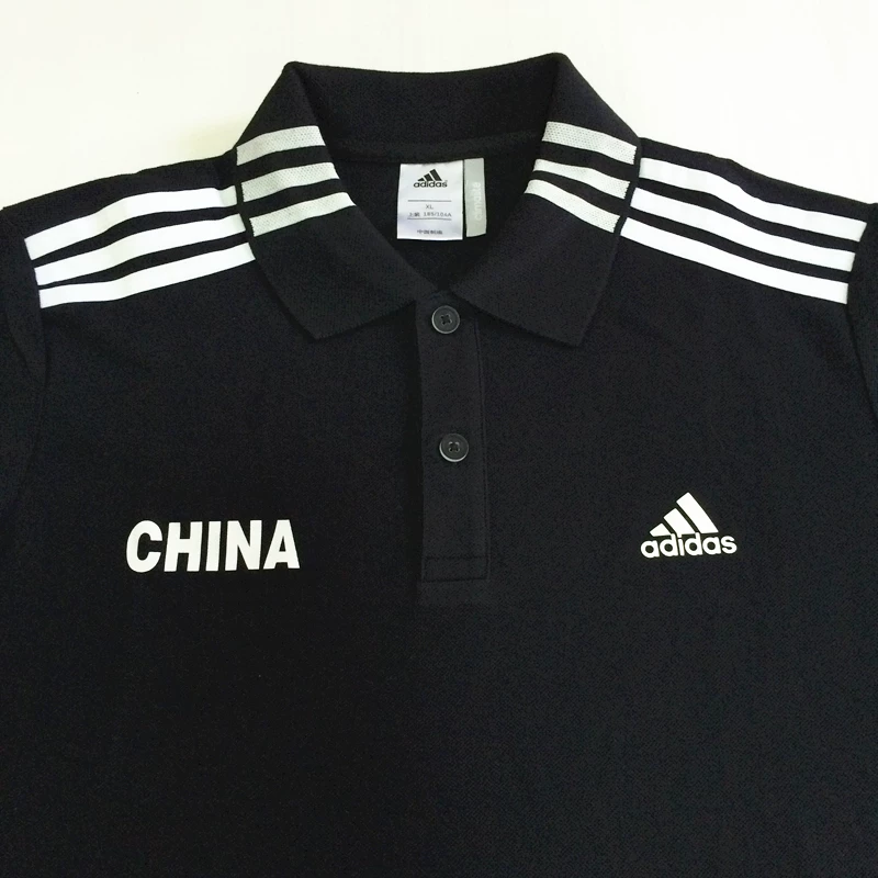 Китайская национальная сборная Adidas, китайская мужская команда по волейболу, новая тренер сборной POLO футболка с короткими рукавами
