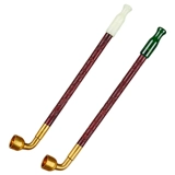 Традиционная ручная ручная резное дымовая стержня красная сандаловая сандаловая сухой дымовой мешок с сигарет горшок чистый медный фильтрация дымовая борьба мужской дым для шелкового пистолета.