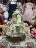 Антикварная кукла, детская одежда, 45 см