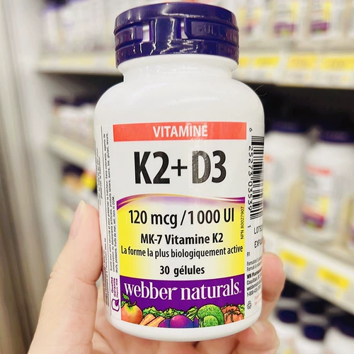 Связанный канадский канадский витамин K2+D3 Композитная капсула 30 мужчин подходят для женщин в среднем уровне и пожилых людях.