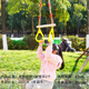 Mẫu giáo ngoài trời trẻ em Leo thang Thang Thiết bị thể thao trong nhà Hàng nghìn Thiết bị đào tạo cảm biến Treo Đồ chơi Ladder Ladder ghế xích đu giọt nước