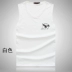 Kích thước lớn không tay T-Shirt nam cộng với phân bón để tăng chất béo chất béo vest vest áo cotton V-Cổ bãi biển vest thể thao