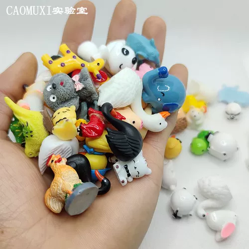 Маленькие минифигурки, маленькая модель животного, микро пейзаж, фигурка, кукла