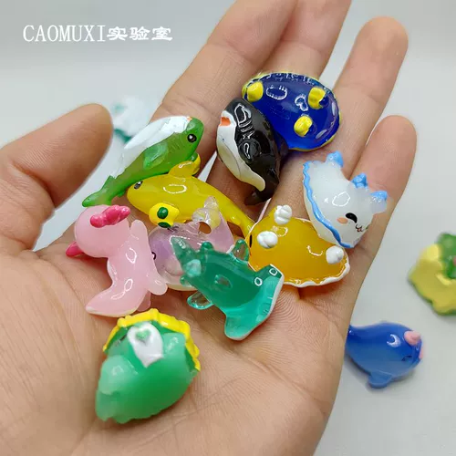 Маленькая реалистичная акула, микро пейзаж, дельфин, крокодил