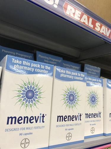 Улица Кенгуру импортировал Menevit Men's 90 -го старшего беременного питания Улучшение питания качества активности сперматозоидов беременности