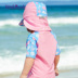 Úc Rashoodz Trẻ Em của Ngắn Tay Áo Cap Kem Chống Nắng Chia Áo Tắm Chàng Trai Cô Gái Bé Beachwear Đồ bơi trẻ em