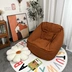 Sofa lười có thể nằm và ngủ Sofa túi đậu Muji sản phẩm tốt vải nghệ thuật phòng khách căn hộ nhỏ kiểu Nhật Ghế tựa đơn Ghế sô pha