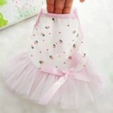 Сделка с домашним животным сделка с юбкой Tydi Метод борьба с сетью красного щенка тонкая одежда лето