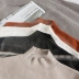 Áo len nam nửa cổ màu trắng Sicily nam thương hiệu thủy triều Phiên bản Hàn Quốc của áo thun trắng cổ nam