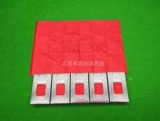 Аксессуары для бильярда 现货 意大利longoni龙古尼原装进口专业擦杆布大头九球台球杆毛巾