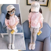 Nhà ga châu Âu là thương hiệu quần áo trẻ em bộ gõ mới 361 phù hợp với mùa thu Quần legging dài tay Hàn Quốc hai - Khác