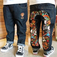 轶宸 Демисезонные джинсы для мальчиков, детские штаны, детская одежда