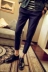 Mùa hè quần âu nam Nhật Bản Quần mỏng chân mỏng xu hướng quần đen nhỏ phù hợp với quần trẻ chín điểm quần lửng nam Quần tây thường