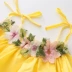 Bé thêu váy 2018 mùa hè Hàn Quốc phiên bản mới cô gái trẻ em quần áo trẻ em treo váy qz-4620