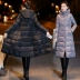 Chống mùa bông áo khoác nữ đoạn dài trên đầu gối Hàn Quốc phiên bản của bông áo khoác 2018 mới mỏng dày bông áo khoác mùa đông áo khoác nữ Bông