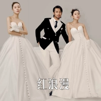 Белое модное свадебное платье подходит для фотосессий, одежда для влюбленных