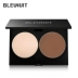 BLEUNUIT Trang điểm màu xanh đậm Ninh Hạ Bột sửa chữa hai tông màu High Gloss Shadow Nose Shadow Silhouette Powder Mỹ phẩm - Bột nén