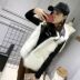 2018 mới giả con cáo lông lông da lông thú áo khoác nữ xe máy quần áo vest hai bộ thủy triều áo lông thỏ Faux Fur