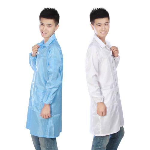 Анти -электростатическое покрытие защитная одежда для пыли -Проницаемое покрытие. Очищающая одежда. Антистатическая нет -неплочная униформа.