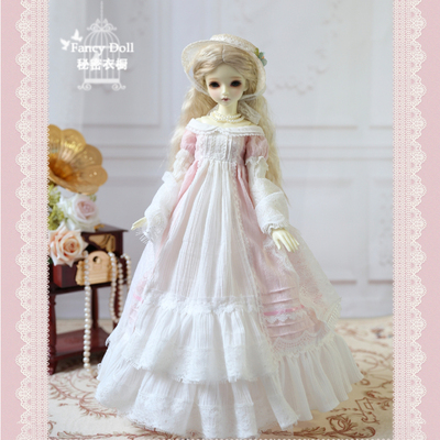 taobao agent BJD 3 minutes 4 points small cloth 6 points, European style dress, emperor politics package baby clothing material bag paper -like tutorial