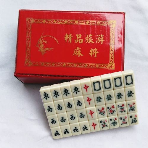 Горячие продажи живописные места бутик -бутик турист Маджонг портативный мини -мини -махджонг