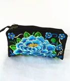 Этническая ретро сумка с петлей на руку из провинции Юньнань, шоппер для отдыха, маленькая сумка клатч, этнический стиль, в цветочек