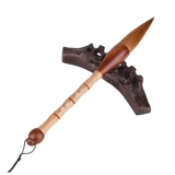 Волк Джиджин захватывает ручку, схватив ручку, ручку, жесткую овцу и Союз, крупные персонажи, название каллиграфии, создание каллиграфии