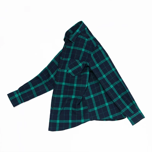 Осенняя хлопковая приталенная рубашка, лонгслив, куртка, комплект, жакет