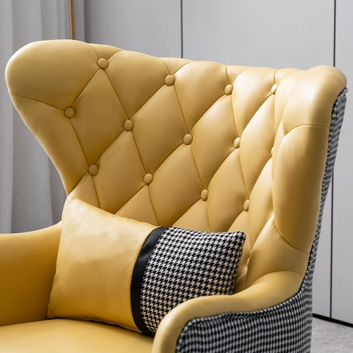 Nordic Light Luxury Single -Pperens Net Red Difa Стул маленькая квартира гостиная