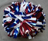 Светлый металл, баки и белый три -колор смешанный чирлидинг чирлидер цветочный мяч чирлидер Цвет Ball La Las Ball