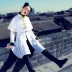 Sulu Longyan gốc Trung Quốc phong cách nữ mùa đông áo choàng eo áo len dài phần nhỏ áo len Accentuated eo áo