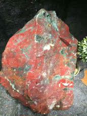 Ювелирный камень 桂林龙胜鸡血玉原石摆件 天然玉石 鸡血石精品 重19斤