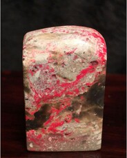 Ювелирные изделия и полуфабрикаты 昌化鸡血石青田石鸡血石单章规格30*19*16mm