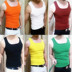 Mùa hè thanh niên nam cotton chặt chẽ áo ghi lê nam xu hướng màu rắn Slim stretch thể thao dưới mồ hôi vest Lót