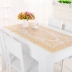 Rỗng chống nóng Continental mat thực phẩm bảng chiếu bảng PVC placemat mat cách nhiệt pad Bronzing - Khăn trải bàn khăn trải bàn canvas Khăn trải bàn
