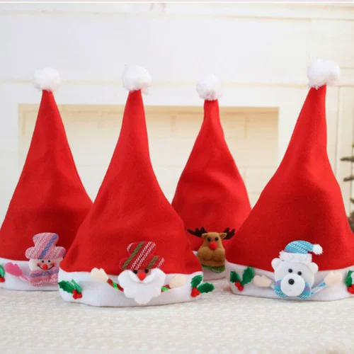Рождественское украшение, детская рождественская шапка для пожилых людей для взрослых, подарок на день рождения, новая коллекция