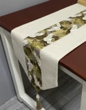Новый китайский стиль zen столовый флаг чай сиденье махогарское столовое столовое столочное столик для телевизионного шкафа ткани китайский ветровой хлопок и льняный флаг чайная скатерть