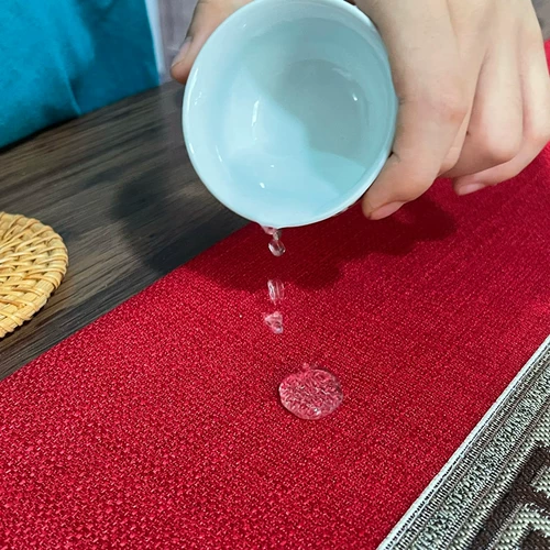Китайский вельтер на столовом флаге дзен чайный флаж