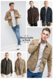 AberCrombie Fitch Американская ат -мужская весна и осень новая хлопчатобумажная пиджак -стиль M65.