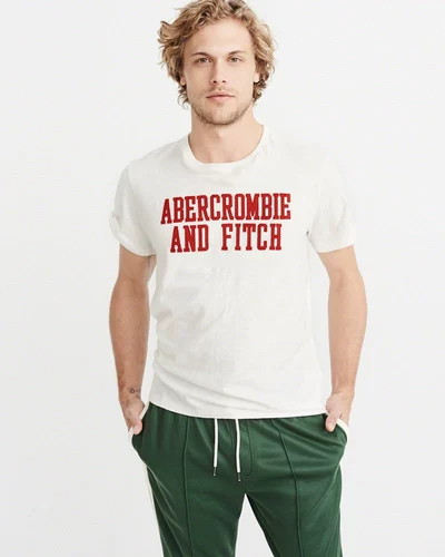 Abercrombie Fitch American AF Мужчина -летние новые хлопковые оленя круглое щика