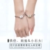 Vòng tay nữ Hàn Quốc ngọt ngào nhỏ tươi sinh viên Vòng tay nữ dệt tay một cặp trang sức nhỏ vòng gỗ huyết long Vòng đeo tay Clasp