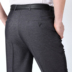 Mùa hè phần mỏng giữa và tuổi già đôi quần xếp li nam cộng với phân bón XL eo cao sâu tập tin lỏng phù hợp với quần chất béo quần nam Suit phù hợp