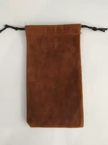 Дым борьба с гладкой бесплатной сумкой для хранения, бархатная сумка 18*9 см. Сумка для хранения коричневая серая