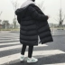Bông nam dài phần mùa đông mỏng xuống áo khoác bông thủy triều vài bông áo khoác sinh viên Hàn Quốc dày áo bánh mì quần áo