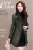 Áo khoác da nữ 2018 phiên bản mới của Hàn Quốc thời trang mùa đông Slim lông một mảnh cộng với áo gió PU dày nhung